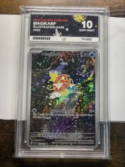 Pokemon TCG Magikarp Scarlet & Violet Paldea Evolved Holo Card 203/193 Ace 10 - Image 1