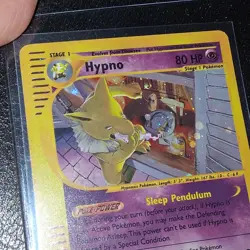 2002 POKEMON CARD HYPNO H12/H32 AQUAPOLIS E READER SERIES HOLO RARE MP/LP - Image 1