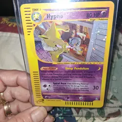 2002 POKEMON CARD HYPNO H12/H32 AQUAPOLIS E READER SERIES HOLO RARE MP/LP - Image 3