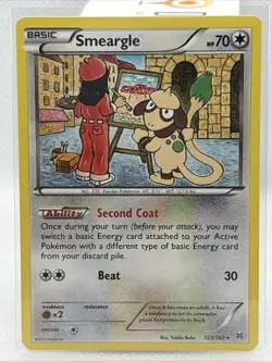 Pokemon Card: Smeargle 123/162 XY Breakthrough Set Rare! NM - Image 1