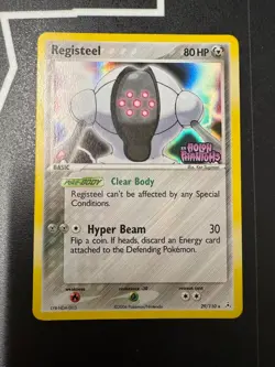 Pokemon Registeel EX Holon Phantoms Stamped Reverse Ultra Rare Holo Card - Image 1