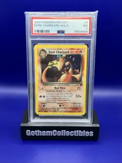 2000 Pokemon Rocket Dark Charizard Holo PSA 7 Near Mint Rare Card 4/82 Vintage - Image 1