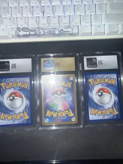 Pokemon TCG CGC Graded Holo Oricorio EX Eevee EX Lugia 3 Cards Prestine 10 - Image 2