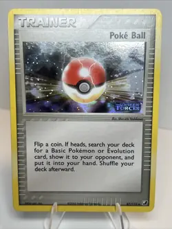 LP Poke Ball Reverse Holo Unseen Forces AUTHENTIC Pokemon Card - Image 1