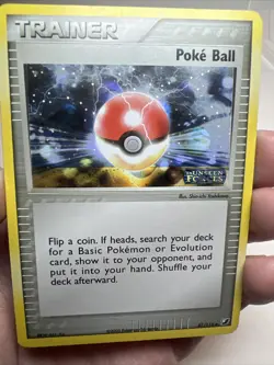 LP Poke Ball Reverse Holo Unseen Forces AUTHENTIC Pokemon Card - Image 5