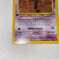 Pokemon Cards: 1st Edition Neo Destiny Common: Unown L 86/105 C - Image 5