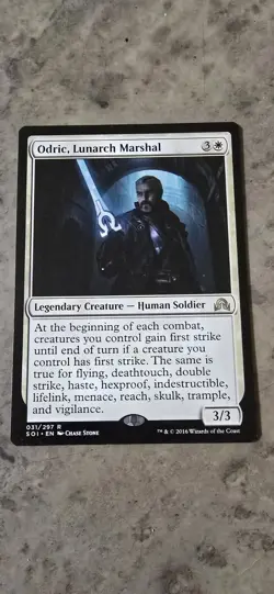 Odric, Lunarch Marshal Shadows over Innistrad Regular Legendary Creature MTG NM - Image 1