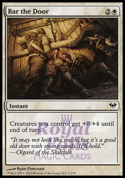 Bar the Door 2x FOIL DKA MTG Dark Ascension Common MINT white instant - Image 1