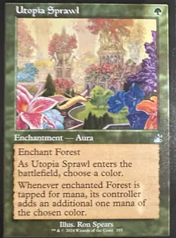 Utopia Sprawl (Retro Frame) Ravnica Remastered Regular Mtg Magic The Gathering - Image 1