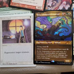Whole COMMANDER Magic Deck - Heaven to Earth Games = Mythic Rith DRAGON's DRAKES - Image 1