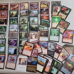 Whole COMMANDER Magic Deck - Heaven to Earth Games = Mythic Rith DRAGON's DRAKES - Image 2
