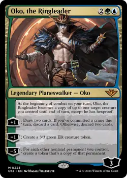 MTG Oko, the Ringleader [Outlaws of Thunder Junction] Foil Near Mint Magic - Image 1
