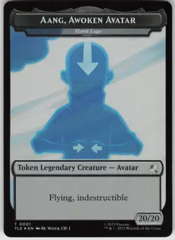 MTG Aang Awoken Avatar Marit Lage Treasure Token Foil NM Avatar Last Airbender - Image 1