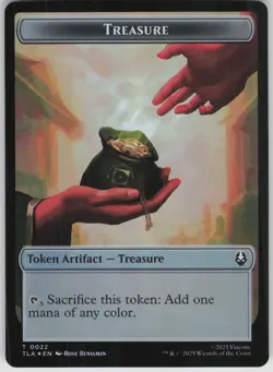 MTG Aang Awoken Avatar Marit Lage Treasure Token Foil NM Avatar Last Airbender - Image 2