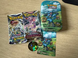 Pokemon Mini Tin Display Brilliant Stars & Astral Radiance English NEU & OVP - Image 4