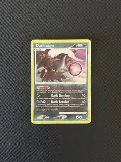 Darkrai lv.48 3/100 2008 Pokemon TCG DP Majestic Dawn Holofoil Rare - DAMAGED - Image 1