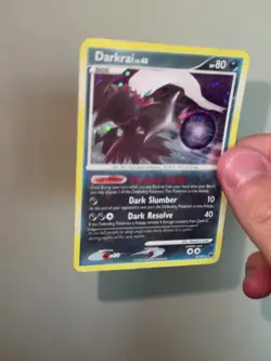 Darkrai lv.48 3/100 2008 Pokemon TCG DP Majestic Dawn Holofoil Rare - DAMAGED - Image 2