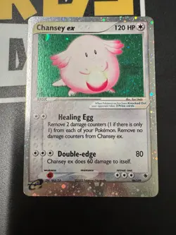 Pokemon Chansey EX Ruby Sapphire Ultra Rare Holo Card - Image 1