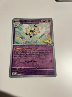Pokemon TCG Lillie's Ribombee 067/159 Journey Together Reverse Holo Rare Card - Image 1