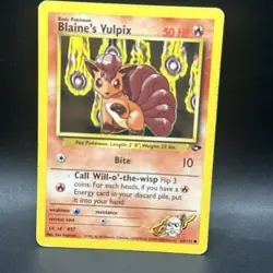 Blaine's Vulpix 66/132 Gym Challenge Unlimited Pokemon TCG - Image 1