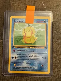 1st Edition Psyduck 65/82 - Team Rocket - Common - Pokemon - NM - Image 1