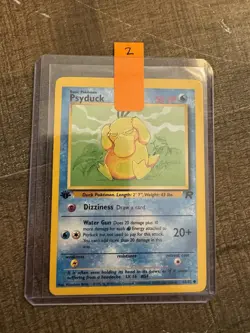 1st Edition Psyduck 65/82 - Team Rocket - Common - Pokemon - NM - Image 3