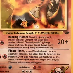 Blaine’s Charizard 2/132 Holo Rare Gym Challenge Pokemon PSA Error BGS 9 - Image 4