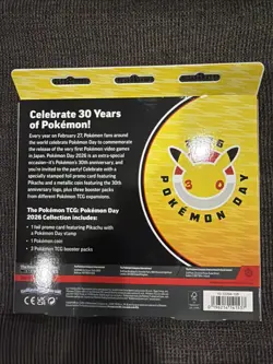 Pokemon Day 2026 - 30th Anniversary - Pikachu & Special Coin - Hot Item! - Image 2