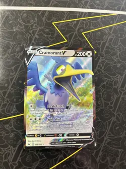 Cramorant V 054/072 Full Art Holo Ultra Rare - 2021 Pokemon Shining Fates NM - Image 1