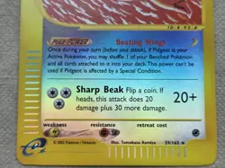 Pokemon Base Set Expedition # 59/165 Reverse Holo Pidgeot Hasn't Been Played - Image 3