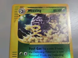 Pokemon Base Set Expedition #70/165 Reverse Holo WEEZING ^^not been played^^ - Image 2