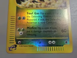 Pokemon Base Set Expedition #70/165 Reverse Holo WEEZING ^^not been played^^ - Image 3