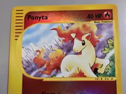 Pokemon Base Set Expedition #126/165 Reverse Holo PONYTA --never played-- - Image 2
