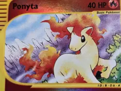 Pokemon Base Set Expedition #126/165 Reverse Holo PONYTA --never played-- - Image 3