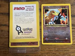 Pokemon Wotc Black Star Promo #34 Sealed ENTEI + open #34Entei,not played*Swirl* - Image 1