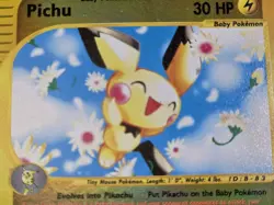 Pokemon Base Set Expedition # 22/165 Reverse Holo PICHU.....Hasnt Been Played - Image 2