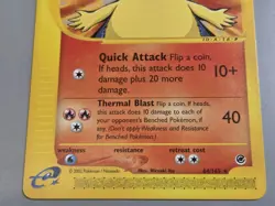 Pokemon Base Set Expedition #64/165 non-holo TYPHLOSION **never played** - Image 3