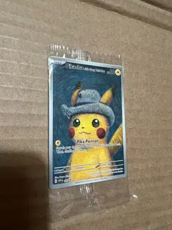 Pokemon Van Gogh: Pikachu with Grey Felt Hat - 085 Promo Card - SEALED MINT ✅ - Image 1