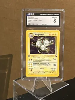 1999 Pokemon Magneton 11/62 holo 1st Ed - Image 1