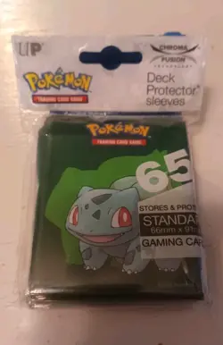 Bulbasaur 2020 POKEMON ULTRA PRO DECK PROTECTOR SLEEVES 65ct 15536 New - Image 1