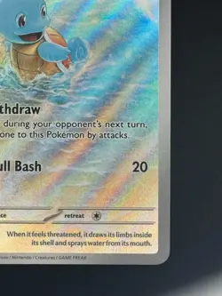 Pokemon Squirtle Full Art Illustration Rare Holo 170/165 Scarlet & Violet 151 - Image 4