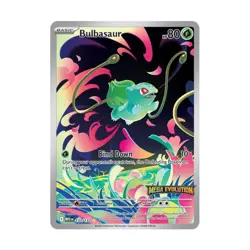 Pokemon ME01: Mega E Bulbasaur - 133/132 (Mega Evolution Stamped) (IR) #13 NM - Image 1