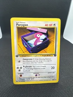 Porygon 48/82 Team Rocket 1st Edition Pokemon TCG - Image 1