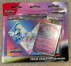 Pokemon Prismatic Evolutions Tech Sticker Collection Set of 3 - Factory Sealed - Image 3