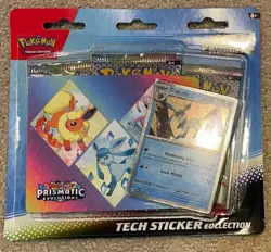 Pokemon Prismatic Evolutions Tech Sticker Collection Set of 3 - Factory Sealed - Image 4