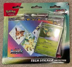 Pokemon Prismatic Evolutions Tech Sticker Collection Set of 3 - Factory Sealed - Image 5