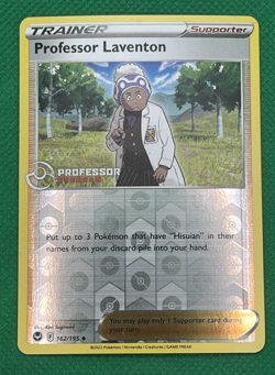 Pokemon TCG Professor Laventon 162/195 Professor Program Reverse Promo 🔥 x1 - Image 2