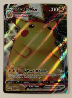 Pikachu VMAX 044/185 Holo LP Pokemon TCG - Image 1