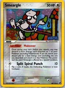 Pokemon TCG Smeargle Stamped Reverse Holofoil Unseen Forces 48/115 MP - Image 1