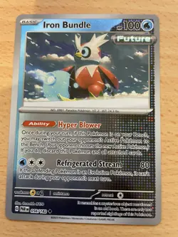 Pokemon TCG #056/182 Iron Bundle Uncommon Paradox Rift - Image 1